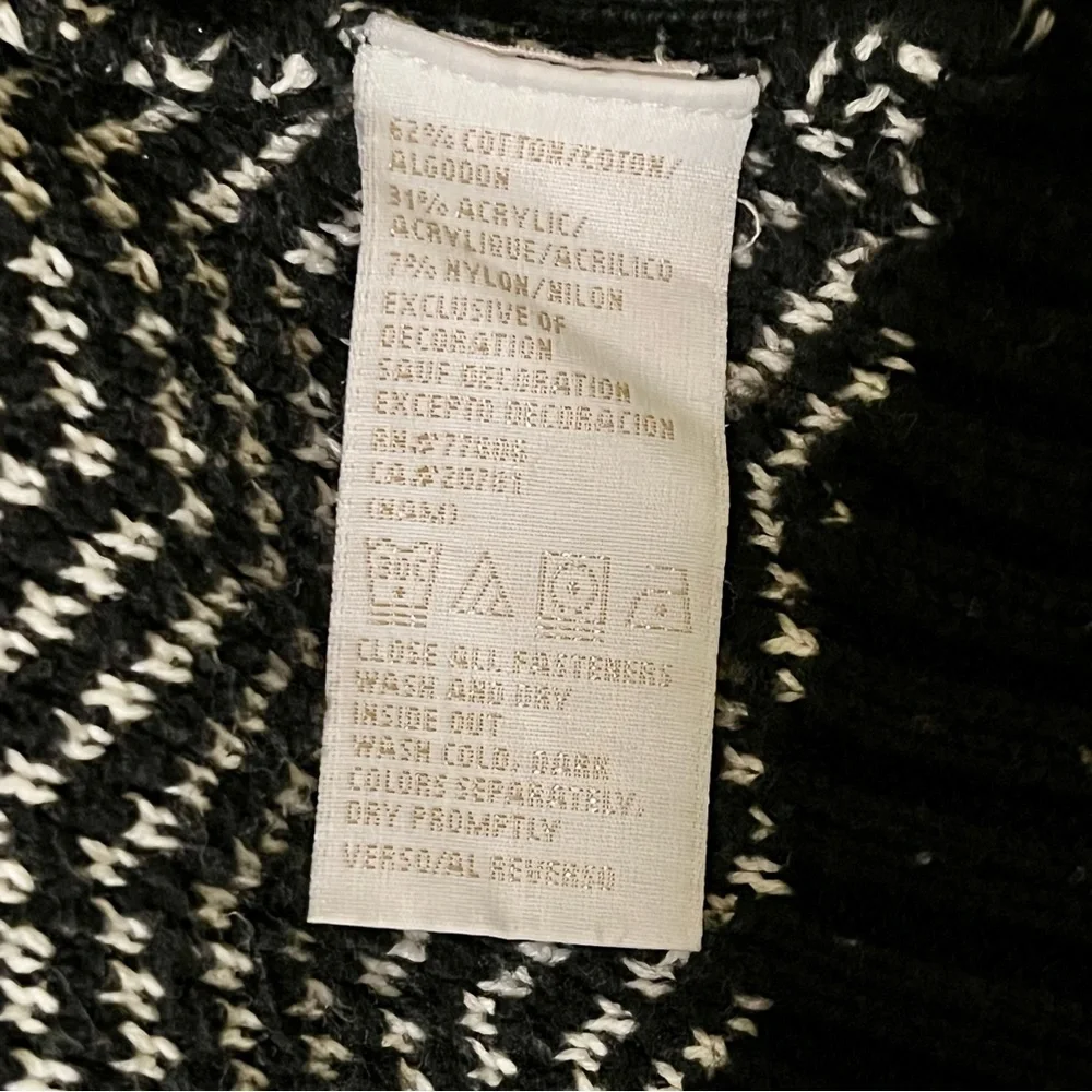 Tommy Zipper detail Chevron Sweater Women’s Medium - Picture 5 of 5